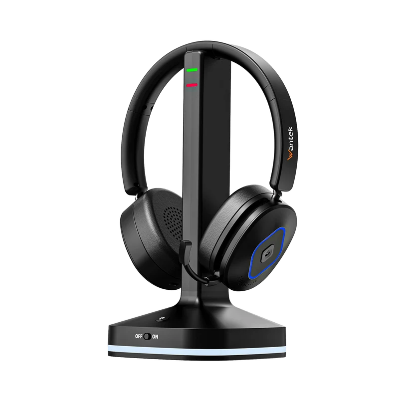 Wantek® 186BTC Bluetooth Multipoint Headset for Work
