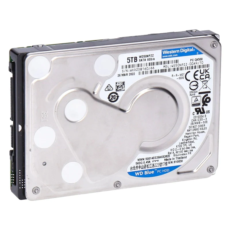 WD Blue int. 2,5" HDD Festplatte 5TB