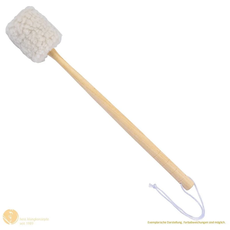 Gongschlägel mit Plüschkopf
