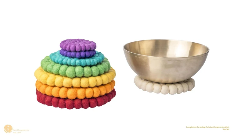 Chakra Klangschalen Untersetzer Set