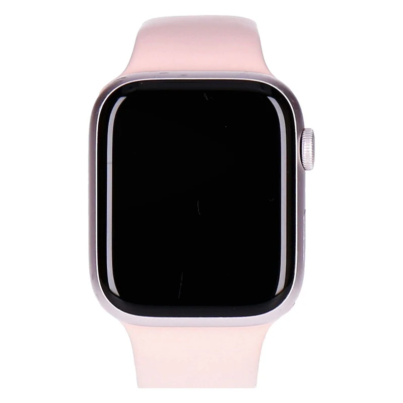 Apple Watch Series 9 45mm GPS Rosé Aluminiumgehäuse mit Sportarmband Hellrosa S/M