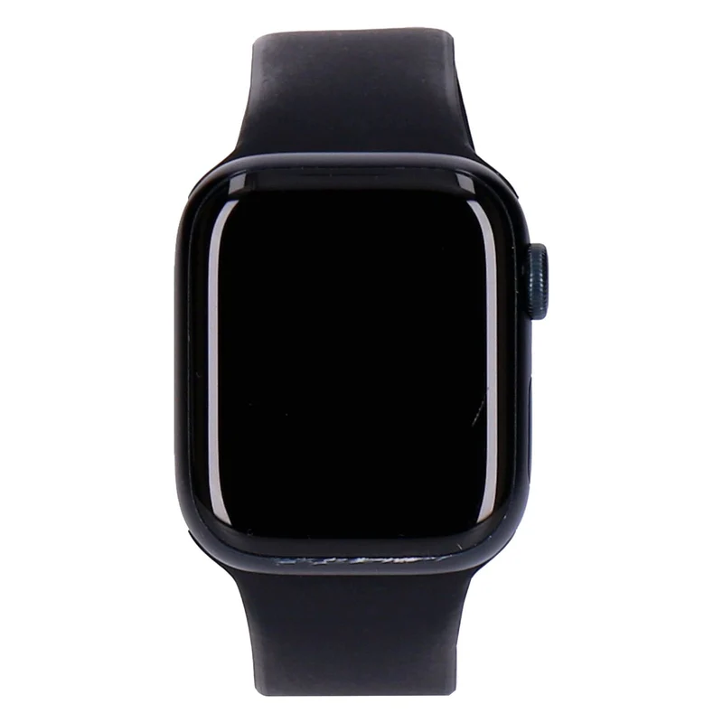 Apple Watch Series 8 41mm GPS Mitternacht Aluminiumgehäuse mit Sportarmband Mitternacht