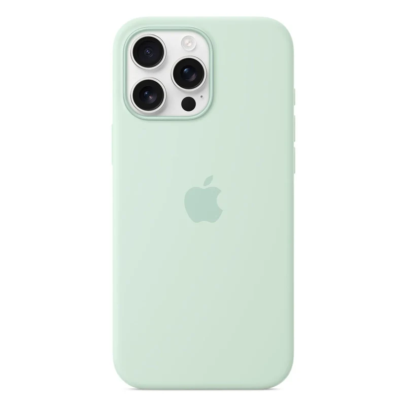 Apple Silikon Case Aquamarin passend für iPhone 16 Pro Max mit Magsafe