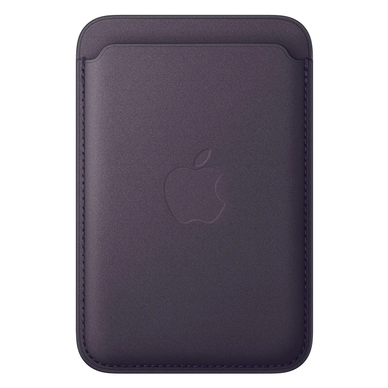 Apple Feingewebe Wallet mit MagSafe Mitternachtsviolett passend für iPhone
