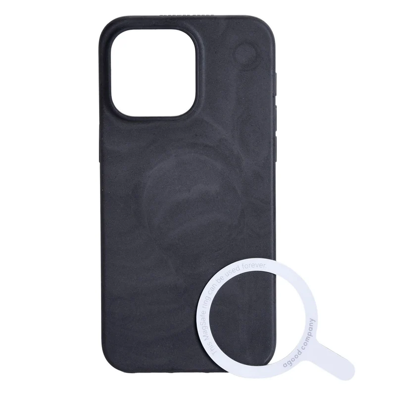 agood company PLNTPRTCT Case schwarz passend für iPhone 15 Pro Max mit Magsafe