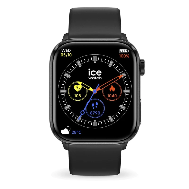 Ice-Watch ICE smart 2.0 rectangular 1.96 Smartwatch Schwarz