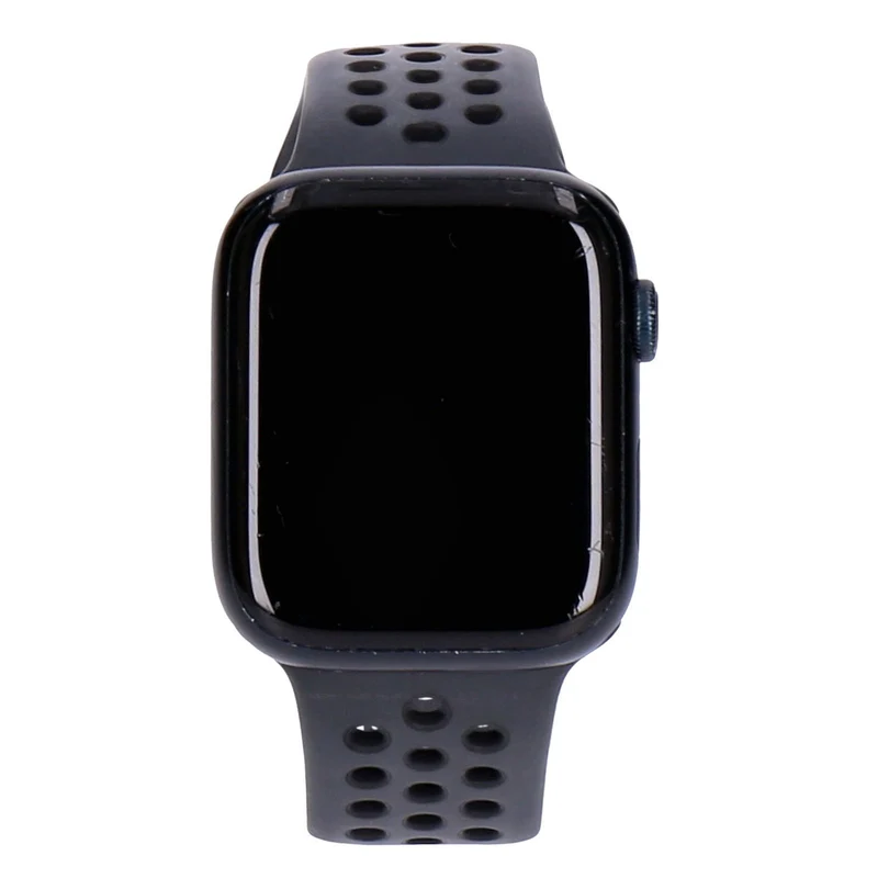 Apple Watch Series 7 Nike 45mm GPS Mitternacht Sportarmband anthrazit/schwarz