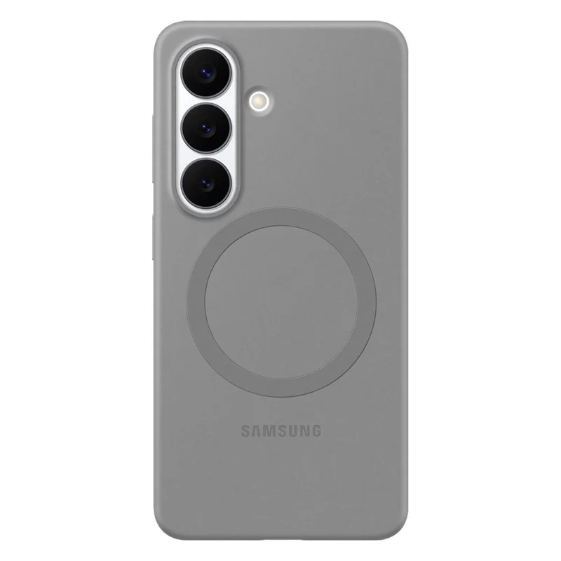 Samsung Silicone Magnet Case Grau passend für das Galaxy S26
