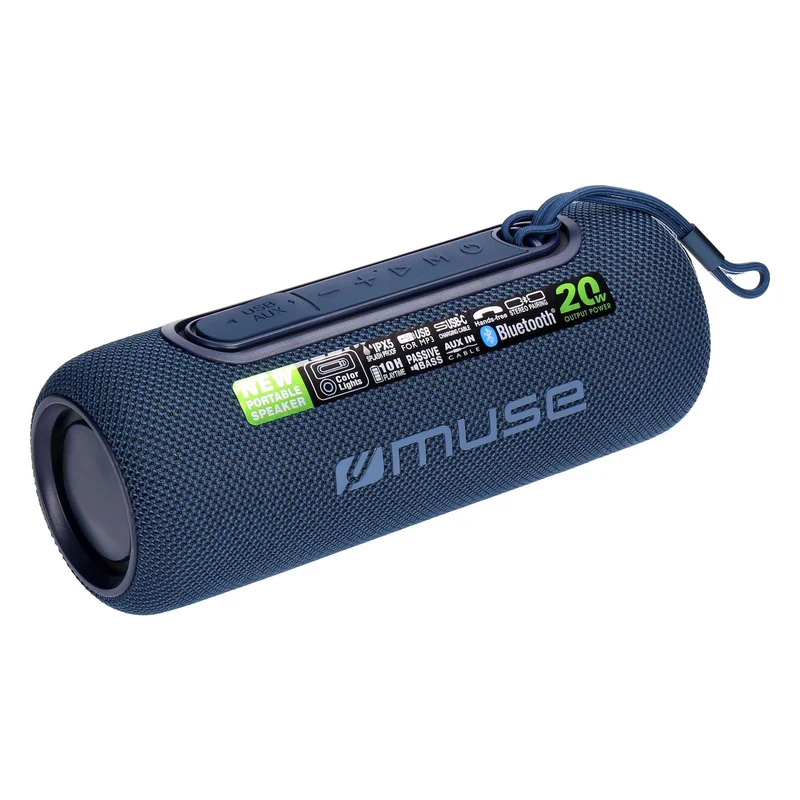 Muse Bluetooth-Lautsprecher M780 BTB Blau 20W