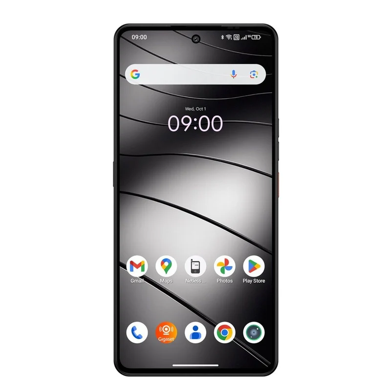 Gigaset GS6 16,9 cm (6.67) Dual-SIM Android 15 5G USB Typ-C 8 GB 128 GB 5300 mAh Schwarz