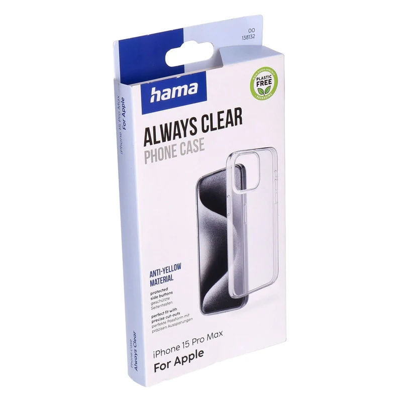 Hama Always Clear Phone Case Transparent passend für Apple iPhone 15 Pro Max