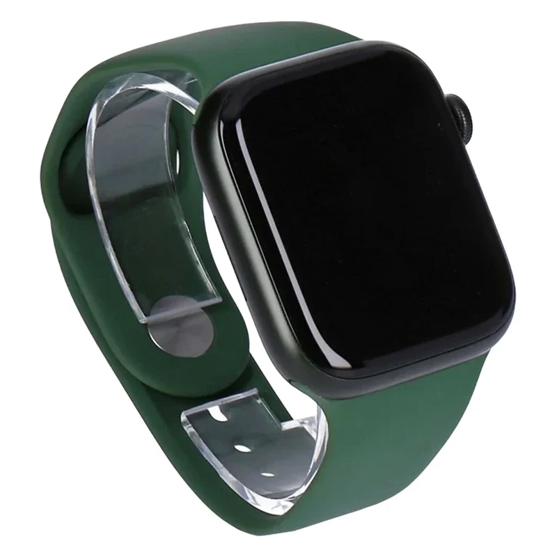 Apple Watch Series 7 45mm GPS Grün Aluminumgehäuse mit Sportarmband Kleeblatt