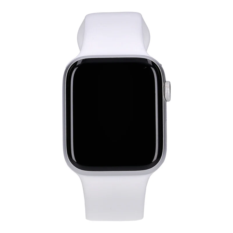 Apple Watch Series 6 44mm GPS Silber Aluminiumgehäuse mit Sportarmband Weiß
