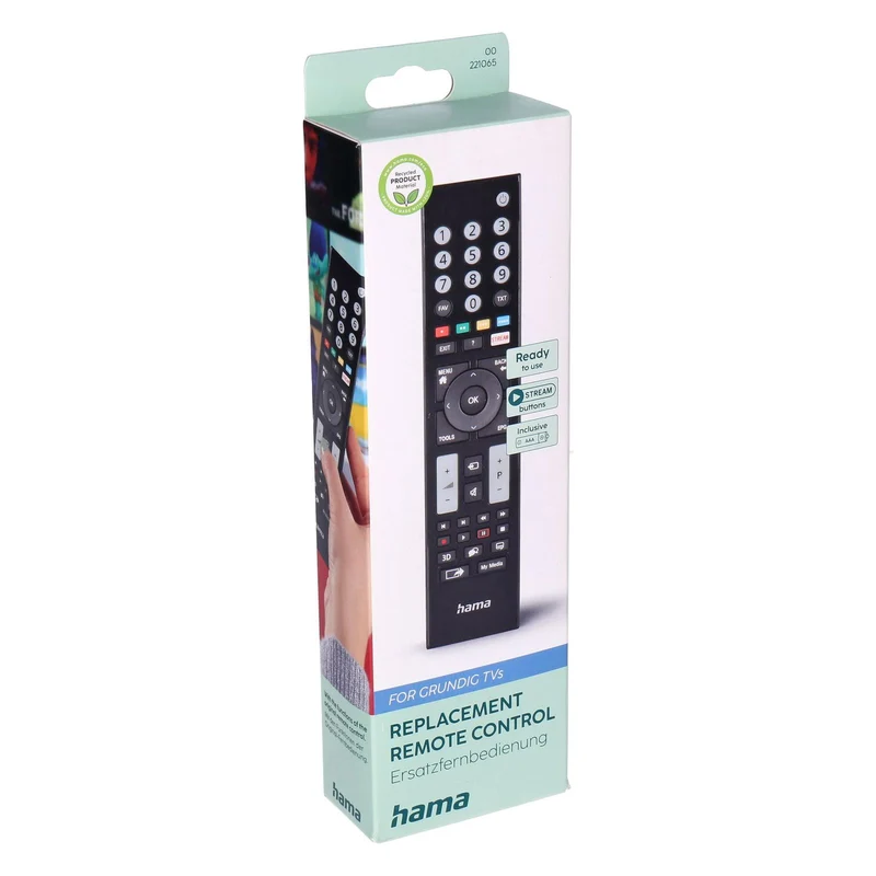 Hama 00221065 Fernbedienung IR Wireless TV Drucktasten