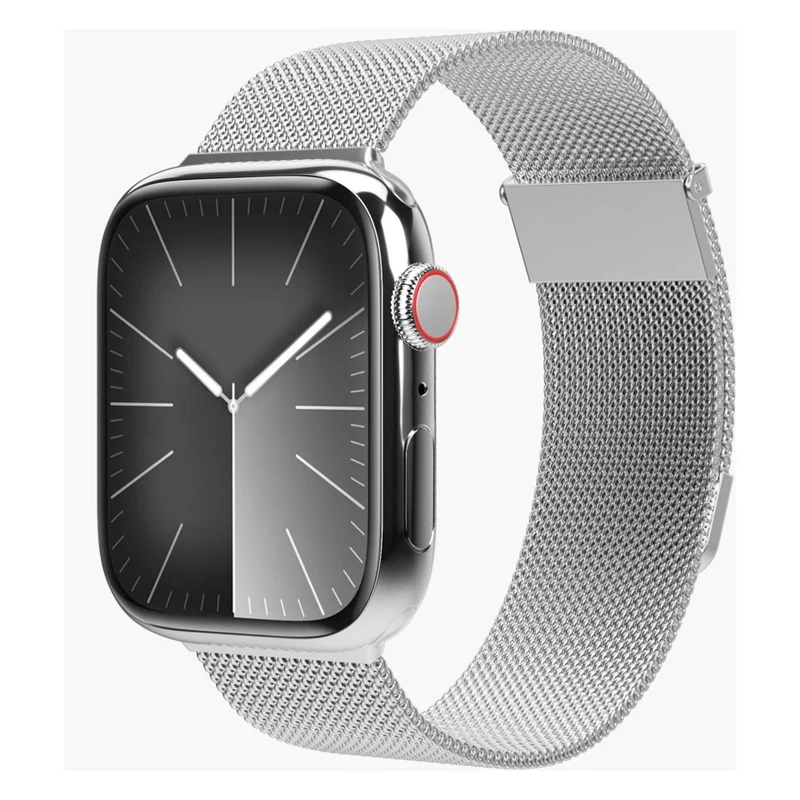 Vonmählen Milanese Loop 2 silber für Apple Watch 44 / 45 / 46 / 49mm