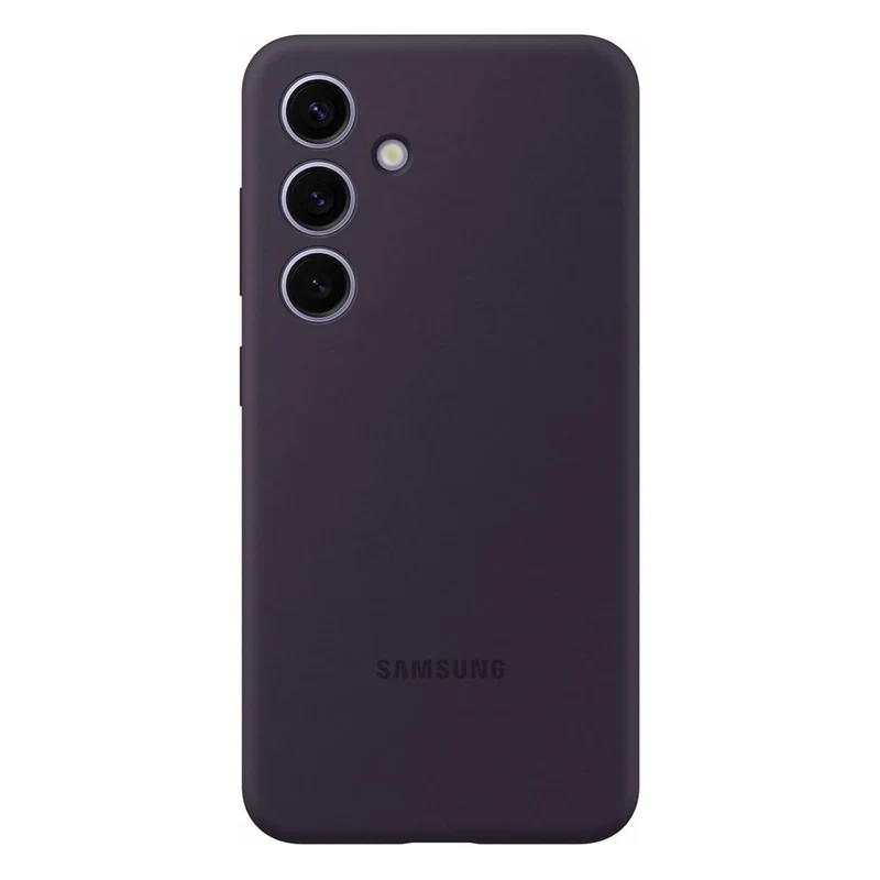 Samsung Silicone Case Dark Violet passend für Galaxy S24