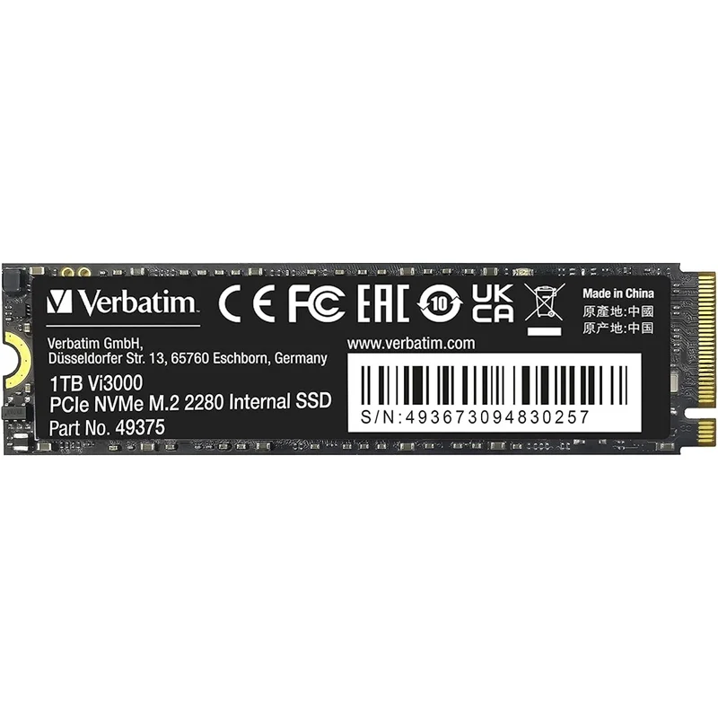 Verbatim Vi3000 int. M.2 PCIe SSD 1TB