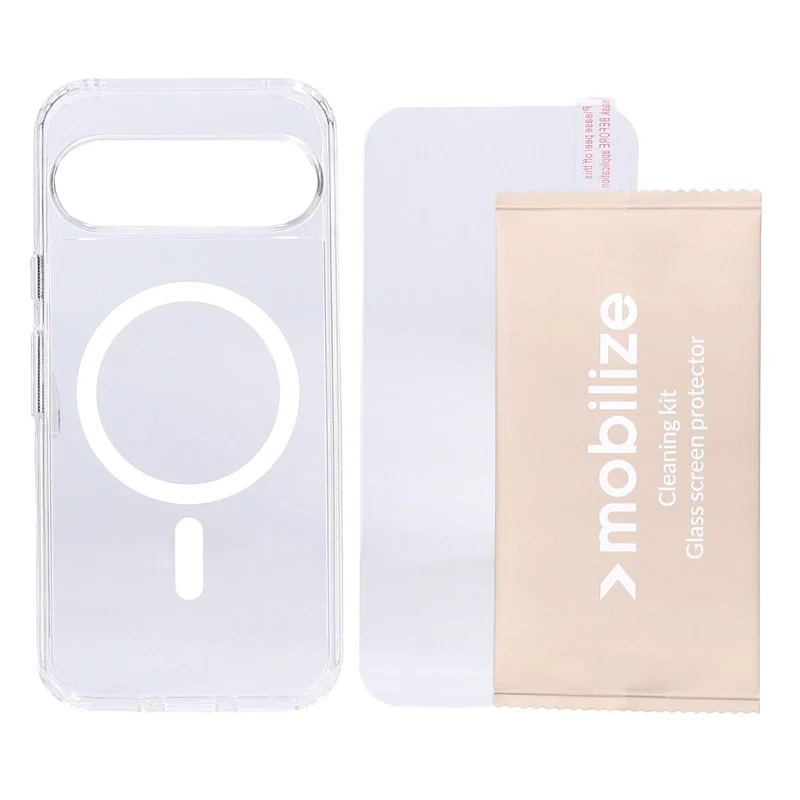 Mobilize Protection Pack passend für Google Pixel 9 Pro Clear Case und Displayschutz