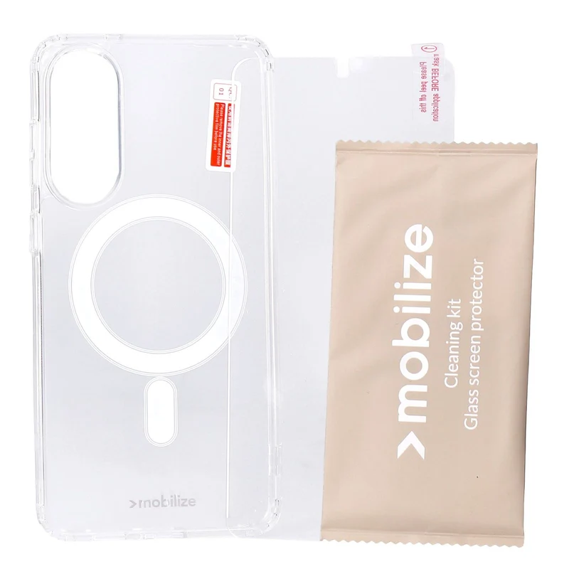 Mobilize Protection Pack passend für Samsung S25 Edge Clear Case und Displayschutz