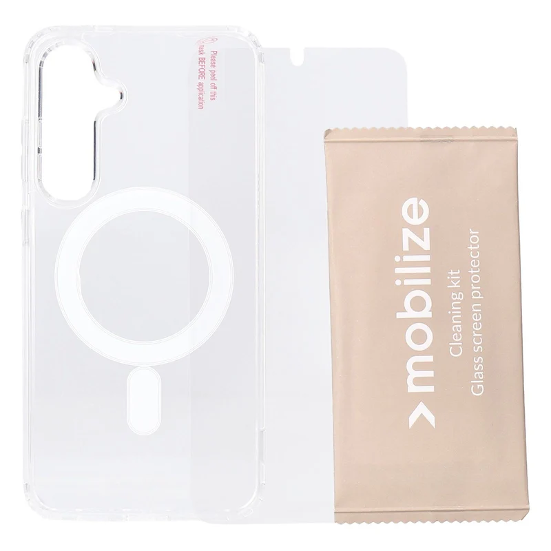 Mobilize Protection Pack passend für Samsung S25 Clear Case und Displayschutz
