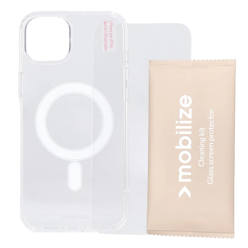 Mobilize Protection Pack passend für iPhone 15 Plus Clear Case und Displayschutz
