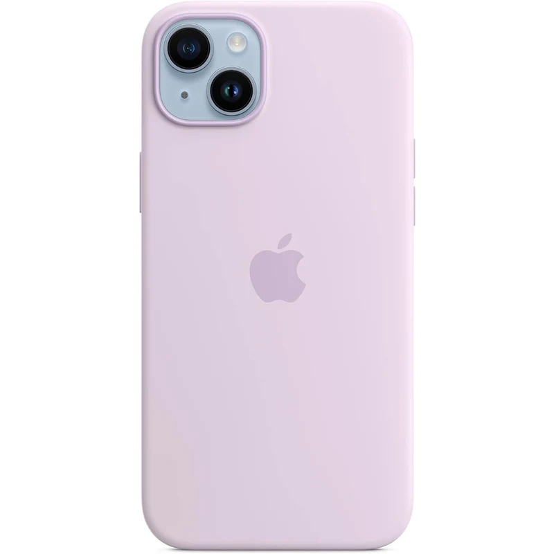 Apple Silikon Case mit MagSafe für iPhone 14 Plus Flieder