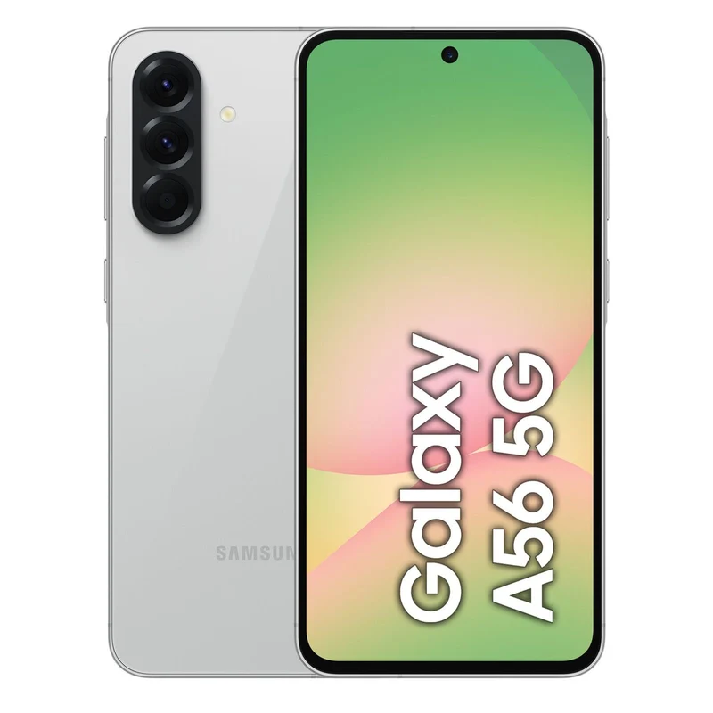 Samsung Galaxy A56 17 cm (6.7) Dual-SIM Android 15 5G USB Typ-C 8 GB 128 GB 5000 mAh Hellgrau