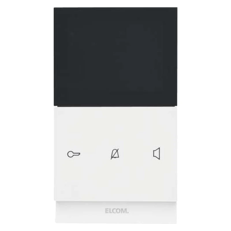 Elcom Innenstation-Video eckig2Dpolarws glänz REK621Y