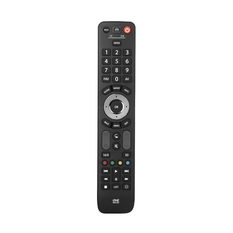 One For All Advanced Evolve 2 Fernbedienung IR Wireless TV, Beistellgerät Drucktasten
