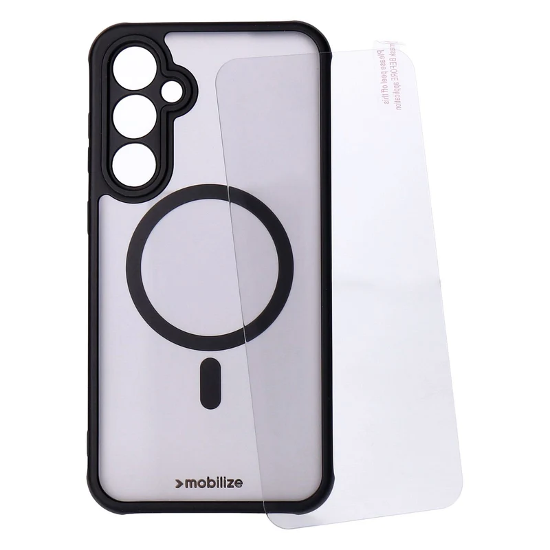Mobilize Protection Pack Samsung Galaxy S23 FE Hybrid Clearblack und Displayschutz