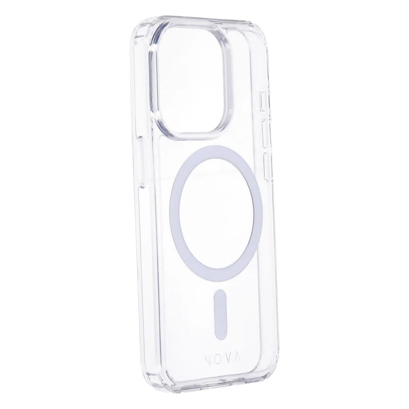 NOVA Crystal Mag Case iPhone 15 Pro transparent Magsafe kompatibel
