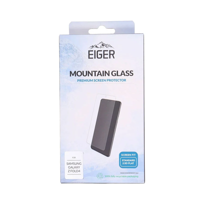 Eiger Mountain Glass Displayschutz Standart 2.5D Flat passend für Samsung Galaxy Z Fold4