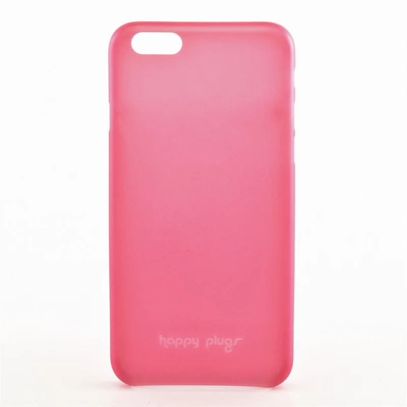Happy Plugs Smartphone-Schutzhülle Pink passend für Apple iPhone 6, 6s