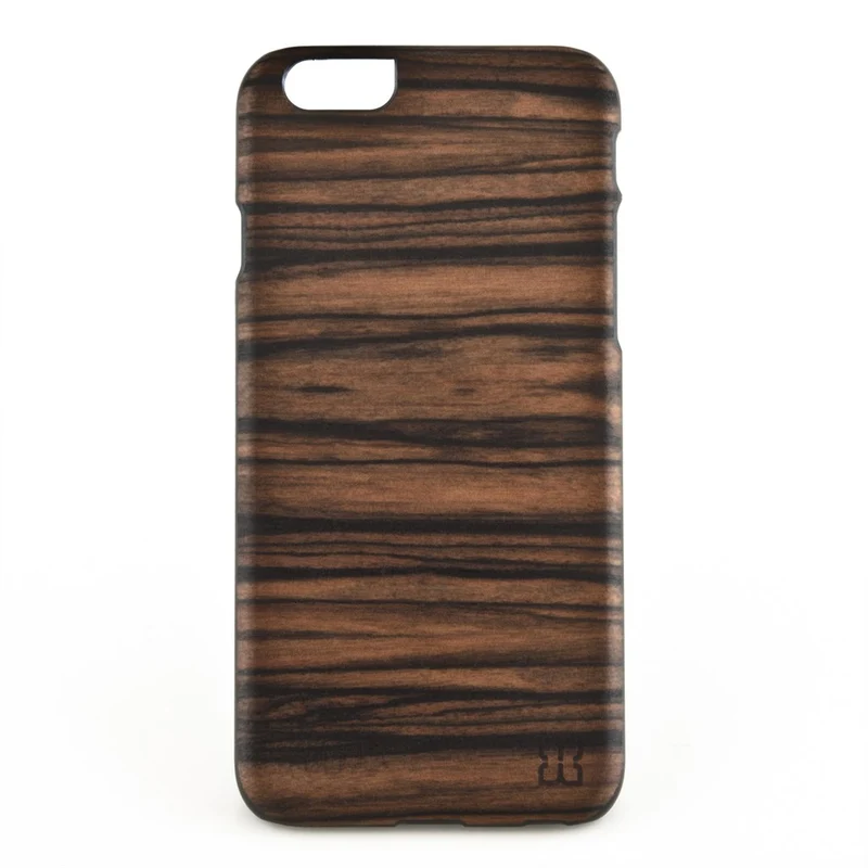 Man&Wood Slim M1417B Echtholzcover für iPhone 6 6s in Ebony M1417B