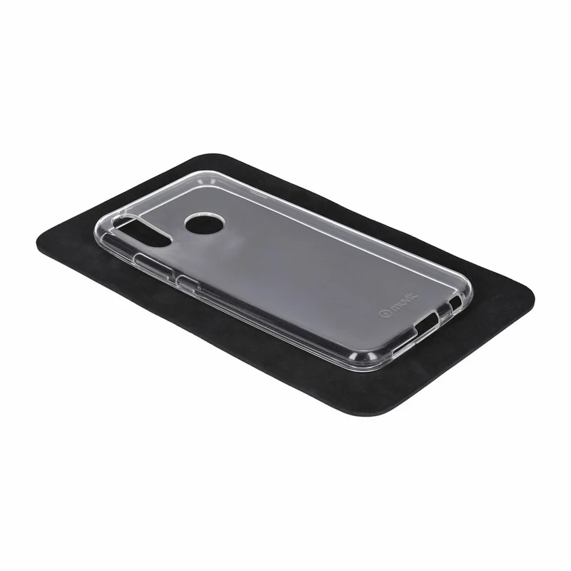 Muvit Crystal Soft Pack Case Schutzhülle + Display schutzglas für Huawei P20 Lite