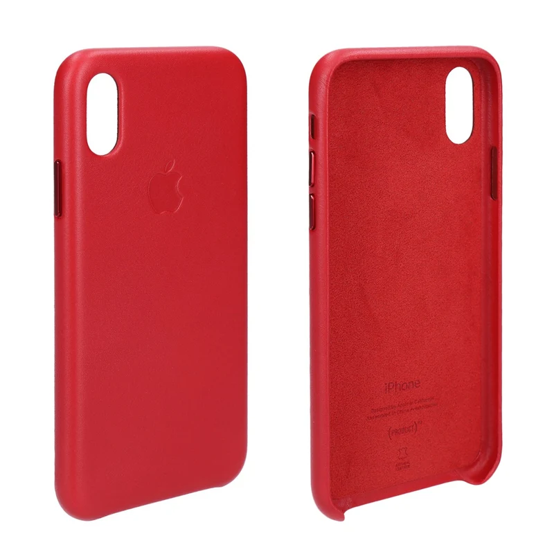 Apple Leder Case für iPhone Xs (PRODUCT) RED