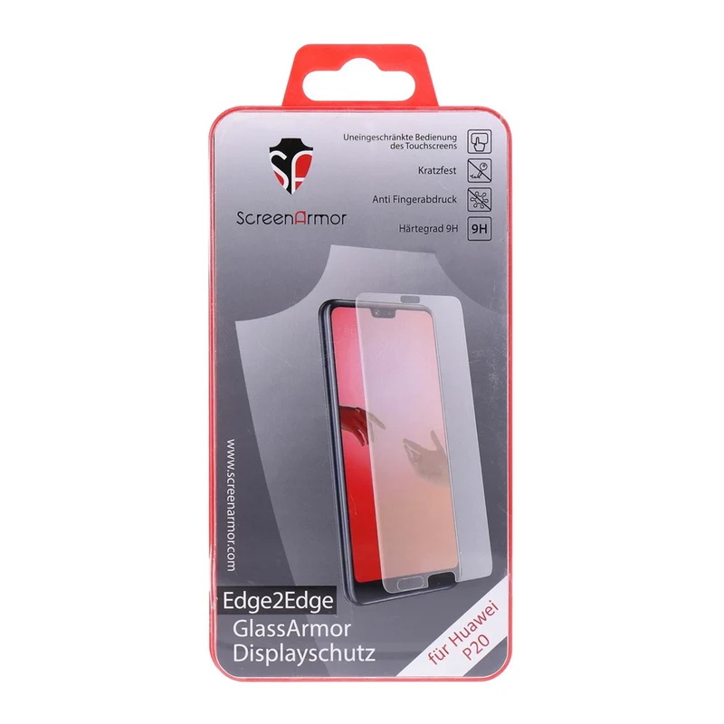 ScreenArmor Displayschutzglas für Huawei P20 Edge2Edge