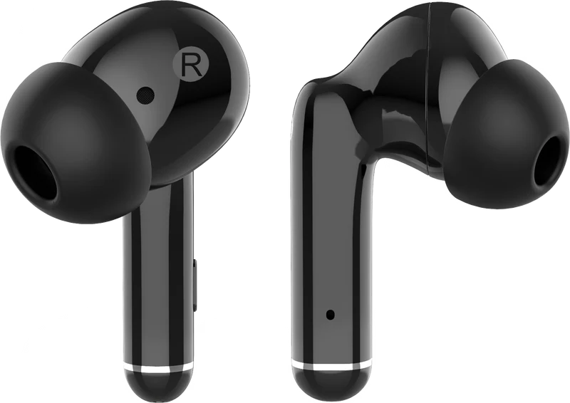 Wicked Audio Rangr True Wireless Earbuds – Bluetooth 5.0 Earphones with 50-Hour Playtime, Noise Isolation & USB-C Charging Case (Black)