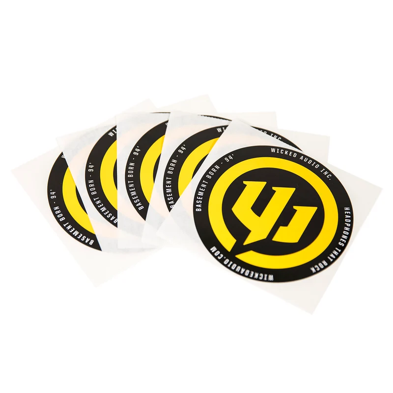 Sticker Pack - 5 Piece Basic Yellow