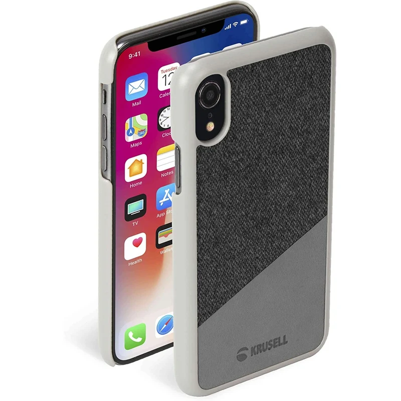 Krusell Tanum Cover Grau passend für Apple iPhone XR