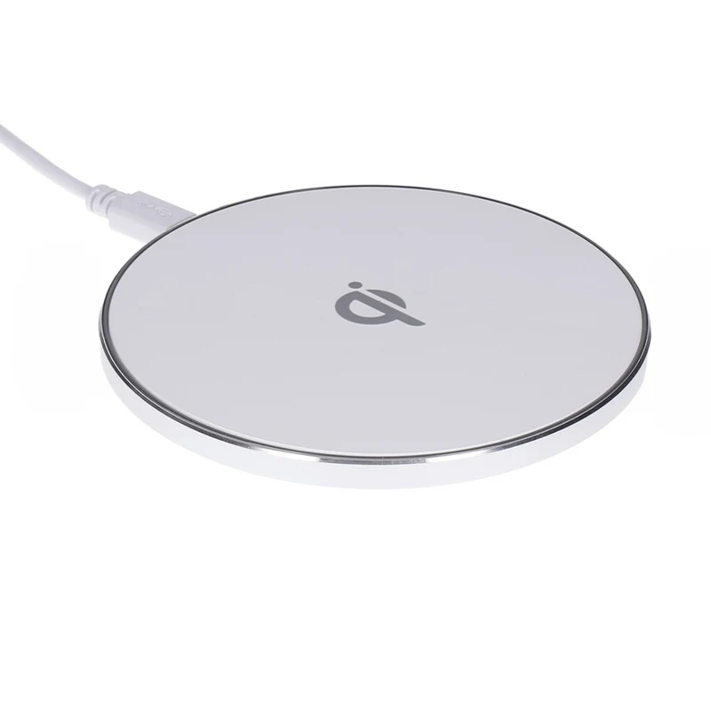 Induktive Qi Ladestation universal mit Micro-USB Anschluss 10 W weiß