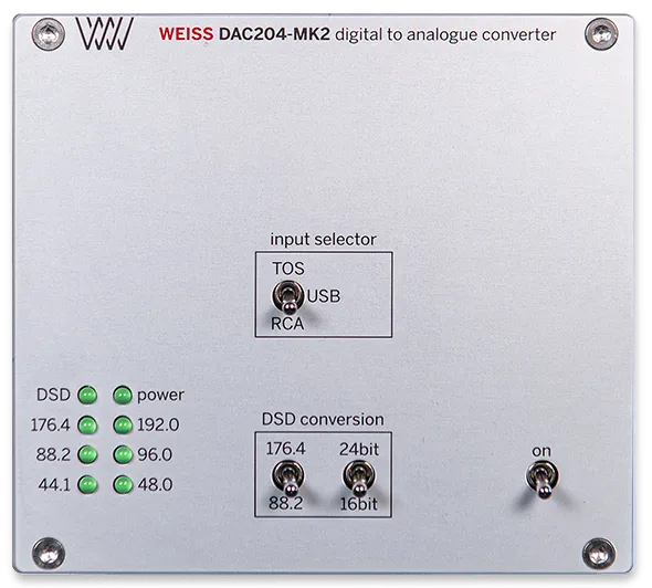Weiss DAC204 MK2 – 24 Bit / 384 kHz USB-D/A-Wandler