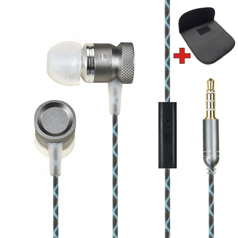 Super Bass In-Ear Kopfhörer T4HS Snake Pro Earphone Headphone Bass Gunmetal