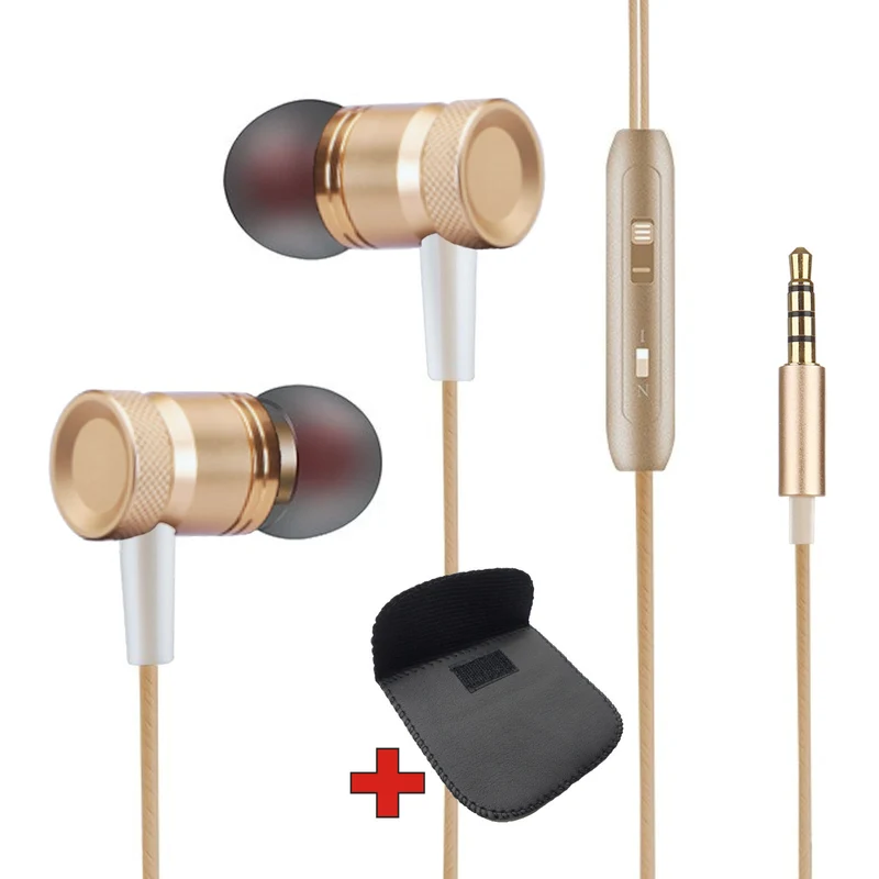 Super Bass In-Ear Kopfhörer T4HS Pro Earphone Headphone Bass Gold