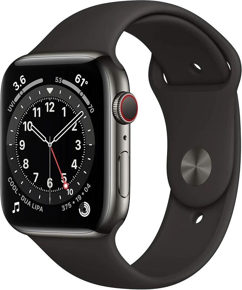Apple Watch Series 6 44mm Stainless Steel GPS + Cellular