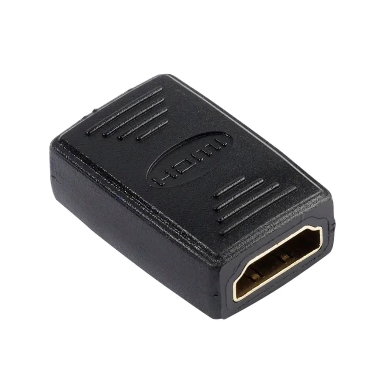 VIVANCO ultimativer HDMI Adapter, kompatibel mit HDMI Buchse zu HDMI Buchse störungsfreie verlustfreie Übertragung Präzisionsfertigung
