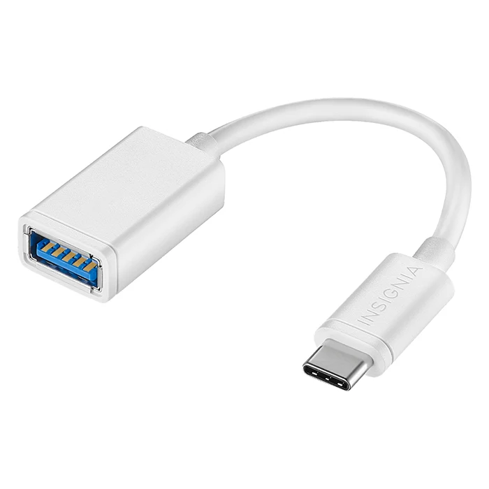 VIVANCO Hochwertiger USB Type C Adapter, USB C Stecker auf USB 3.0 A Buchse, Hohe Übertragungsrate, 0,1m