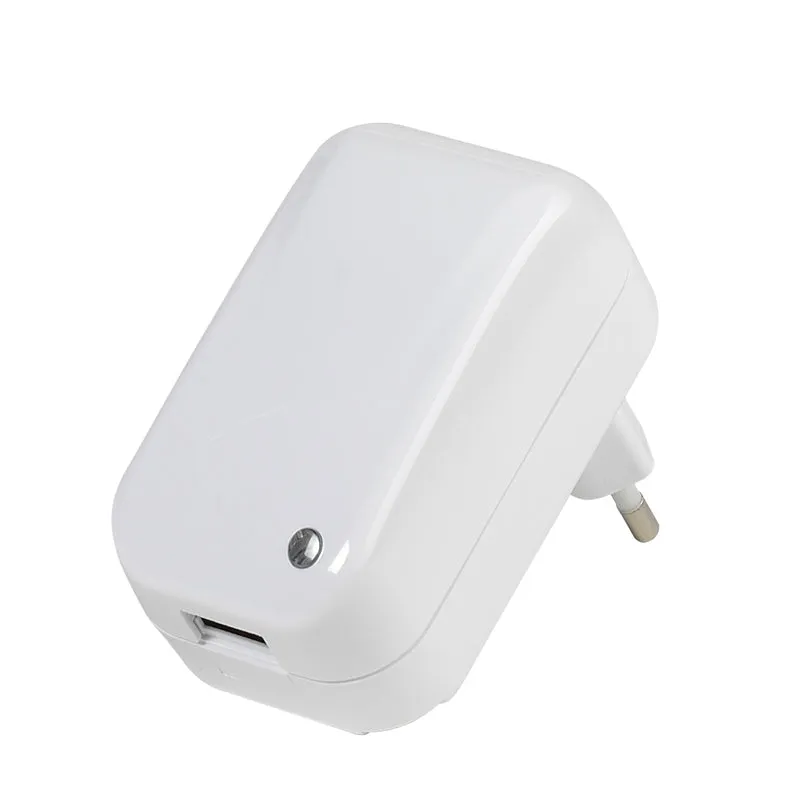 VIVANCO ultimativer Schnellladeadapter, kompatibel mit USB Buchse EU Stecker 2,1A 10,5W Funktions LED Universal Ladegerät