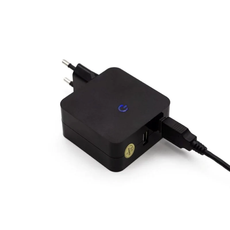 VIVANCO Hochwertige Dual USB-Power Adapterstecker, 100–240V~, 2x USB, Kontroll-LED, 2.4A Schnellladung, Modell PAH 70