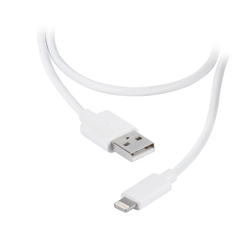VIVANCO Hochwertiges Aufladekabel kompatibel mit Apple Geräte, USB A auf Lightning Stecker, 1,5m, Schnellladung